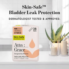 ATTN : GRACE protector en uso en ropa interior brindando seguridad diaria