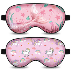 AUDFA antifaz unicornio frontal, confort y bloqueo de luz
