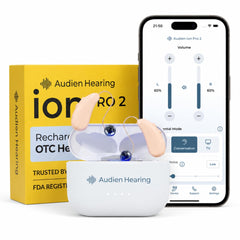 audien Ion Pro 2 vista frontal mostrando diseño cómodo y rendimiento claro