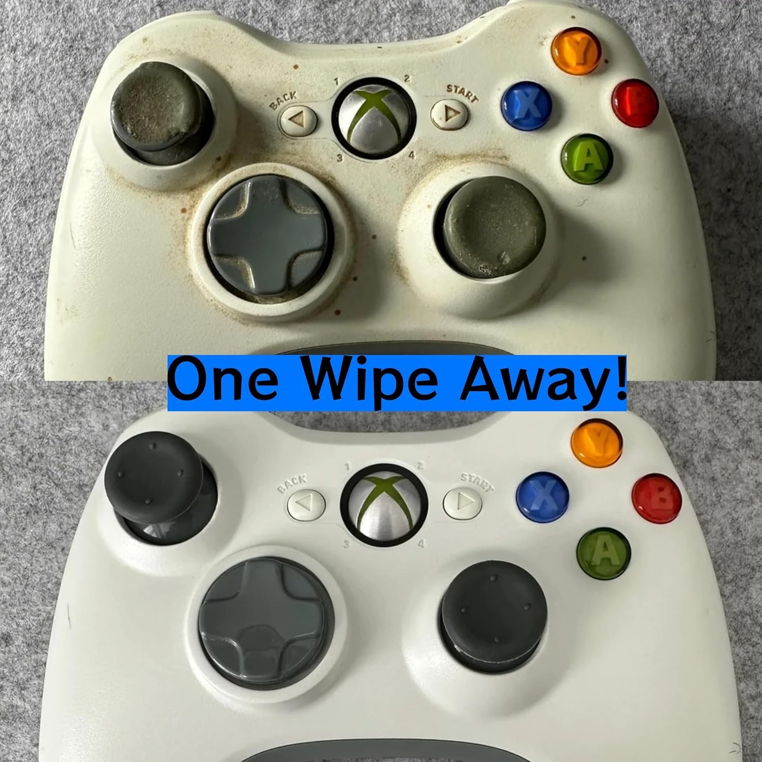 Audio-Wipes limpiando audífono en uso para mantenimiento seguro