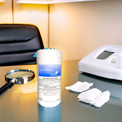 AUDIO - WIPES toallitas saliendo del dispensador pop-up para acceso rápido