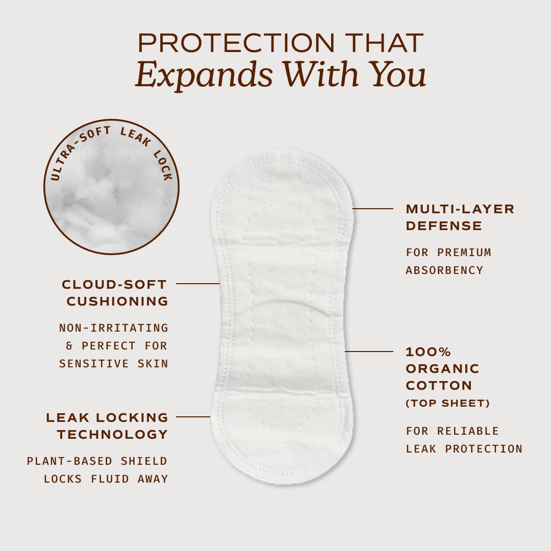 August protector en uso discreto bajo ropa interior, confianza diaria