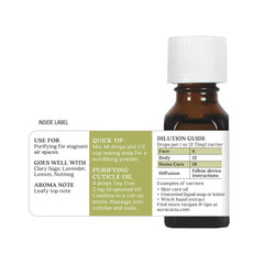 Aura Cacia mezcla con aceite portador lista para aplicación diluida