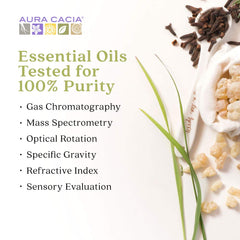 Aura Cacia presentación completa con embalaje y conservación segura