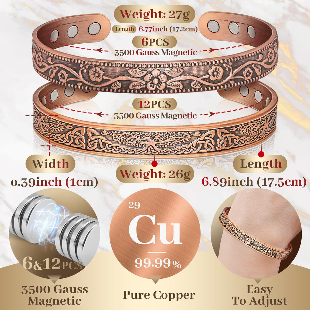 Auramag pulsera en muñeca mostrando ajuste semicerrado cómodo