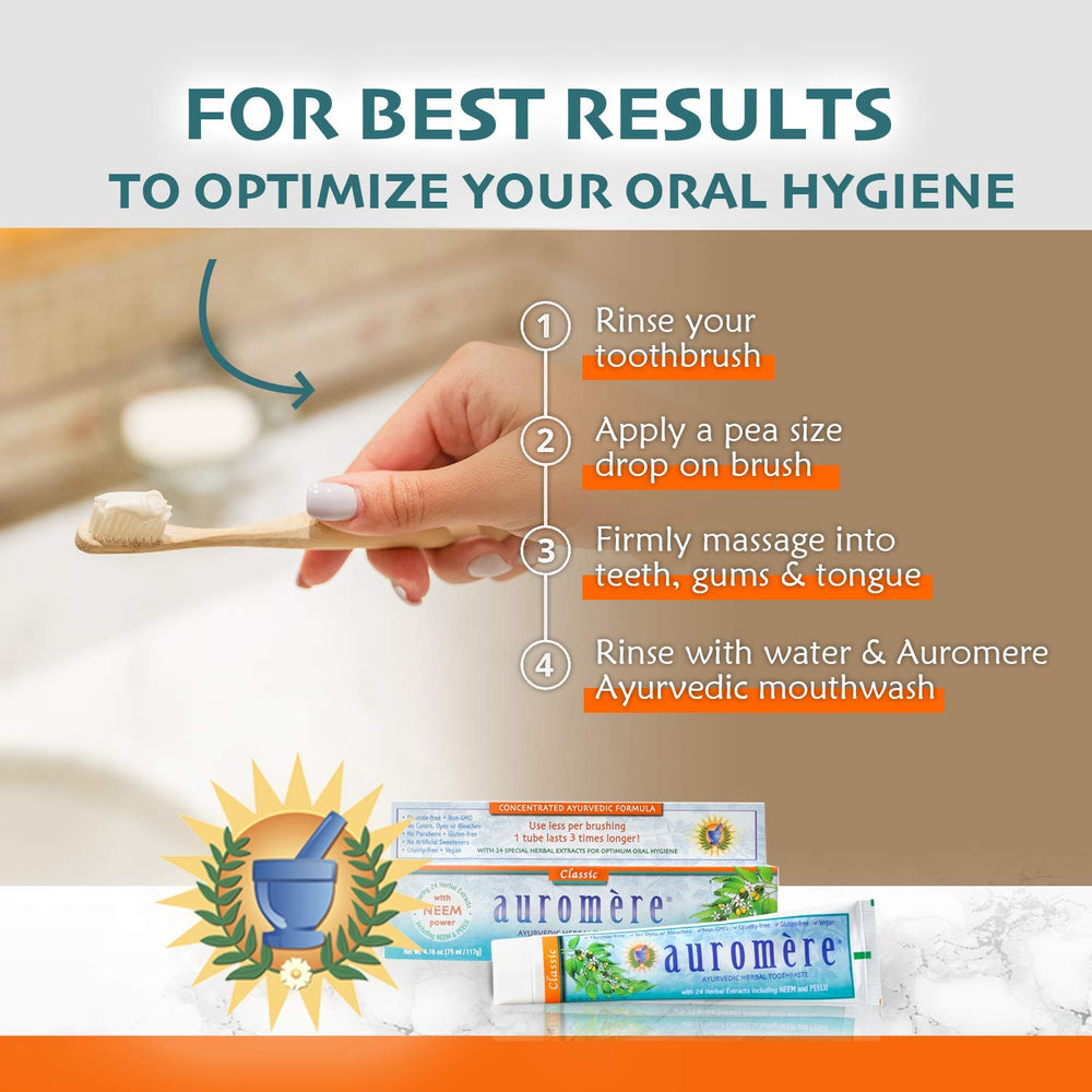 Auromere tubo junto a una regla para comparar tamaño y rendimiento