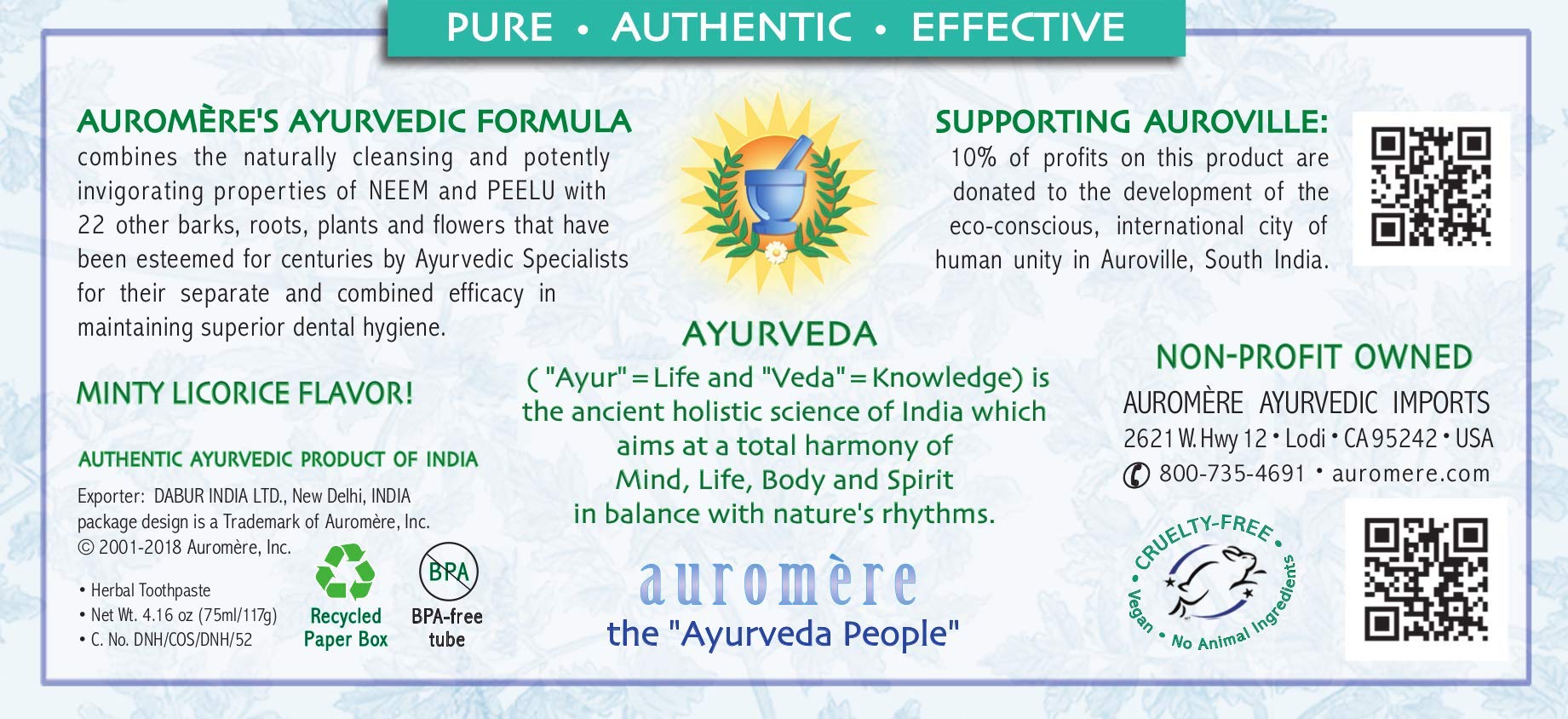 Auromere textura en primer plano revela consistencia concentrada y cremosa