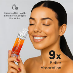 Aurora etiqueta nutricional enfocada con información clara y garantías del producto