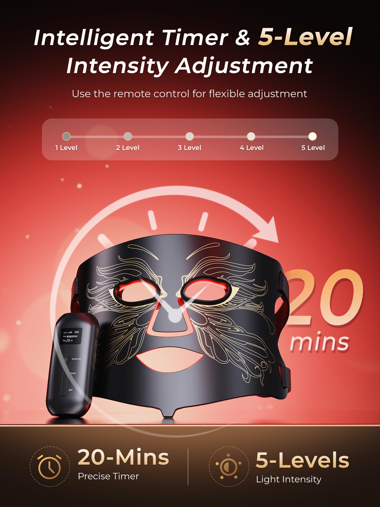 Aurphany antifaz ocular y correas ajustables para seguridad y confort