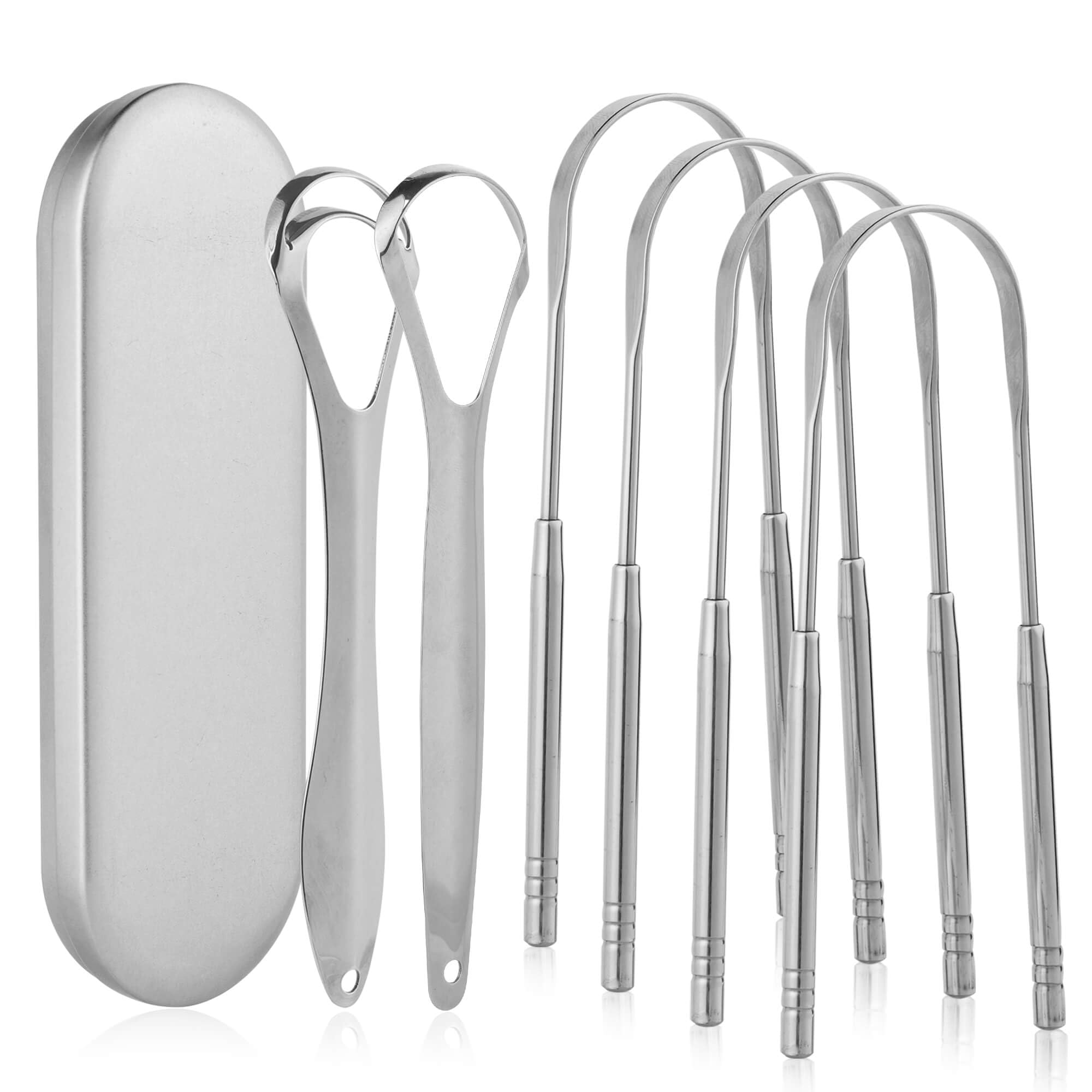 Aussumy pack seis raspadores frente mostrando variedad y durabilidad