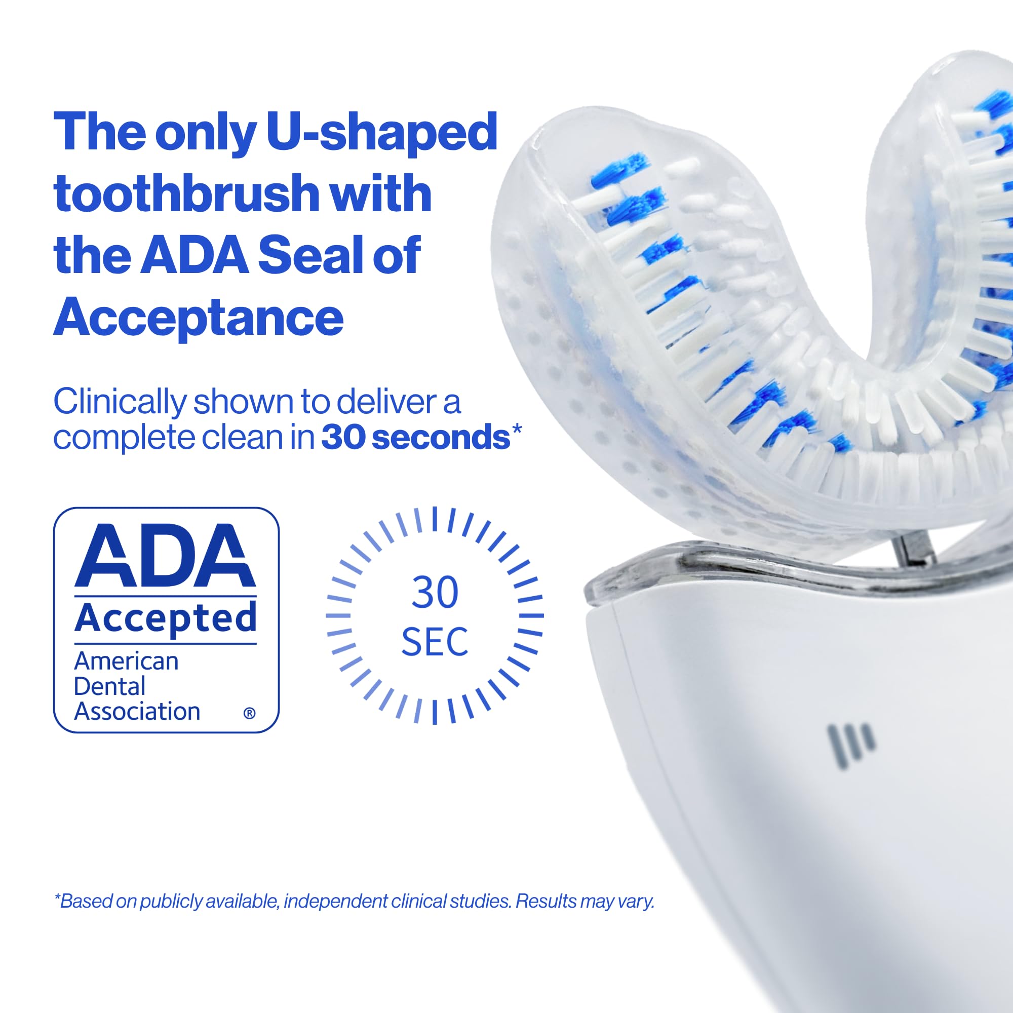 autobrush diagrama 360 grados mostrando cobertura total de los dientes