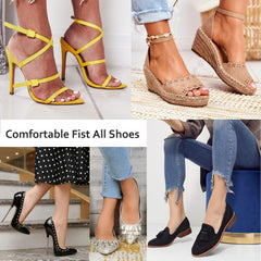 AUTPRO en escenario de fiesta con zapatos elegantes, confort discreto