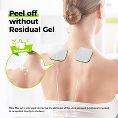 AUVON gel aplicado en electrodo, mejor adhesión y contacto