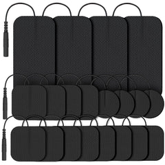 AUVON pack frontal mostrando 20 electrodos y tamaños variados, facilita reemplazo