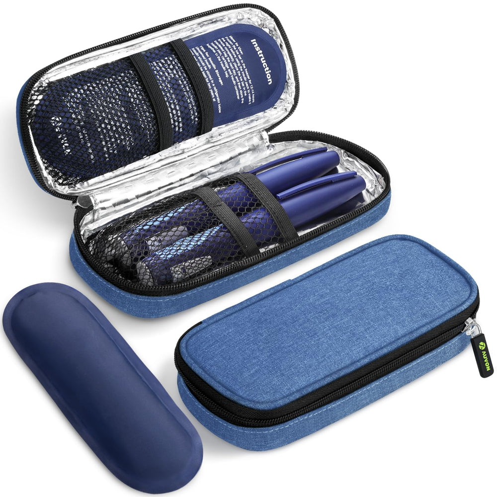 AUVON estuche frontal con contenido visible y protección térmica