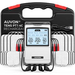 AUVON PT1 frontal del dispositivo con pantalla clara y beneficio de control preciso