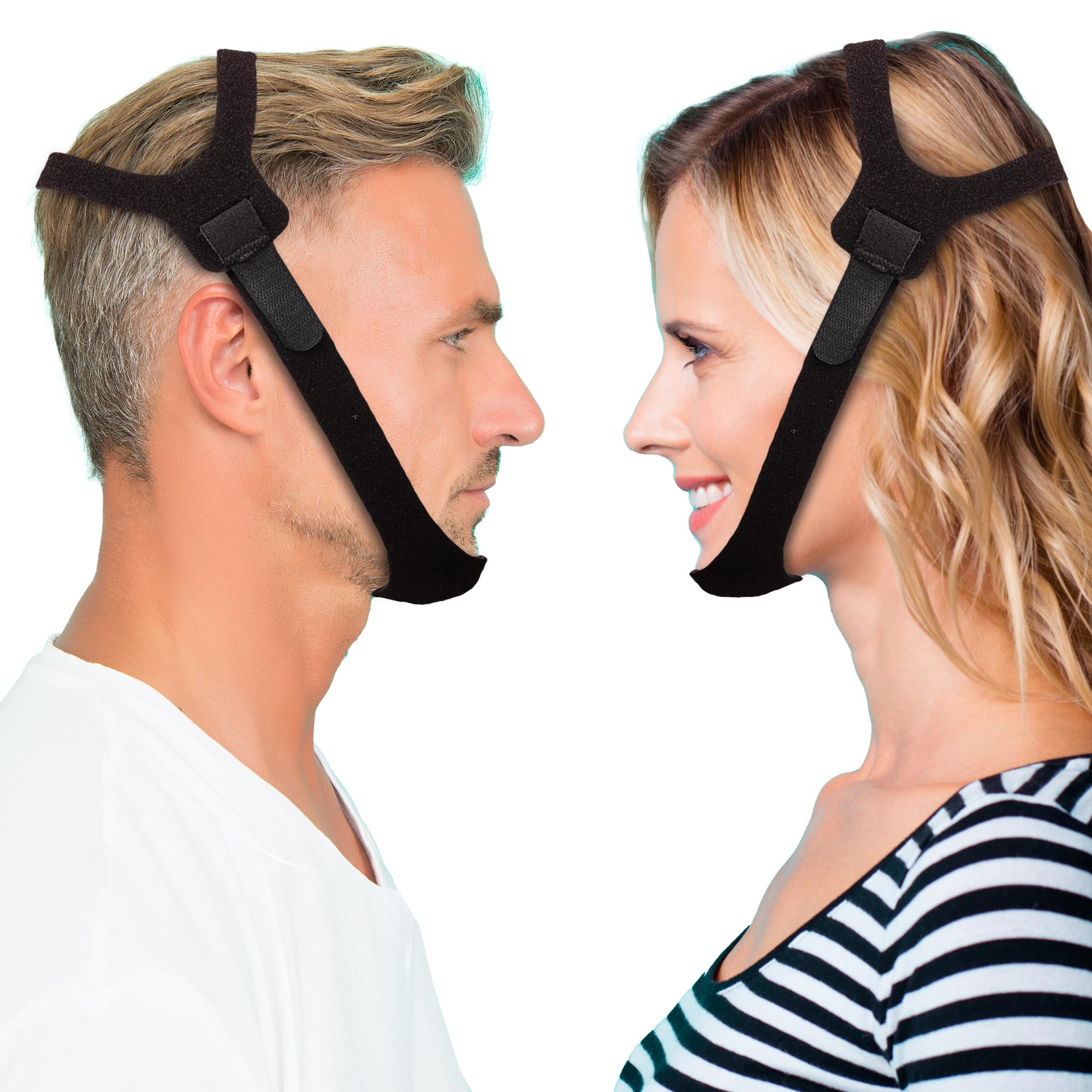 Auxhil pareja durmiendo tranquila, reduce molestias por ronquidos