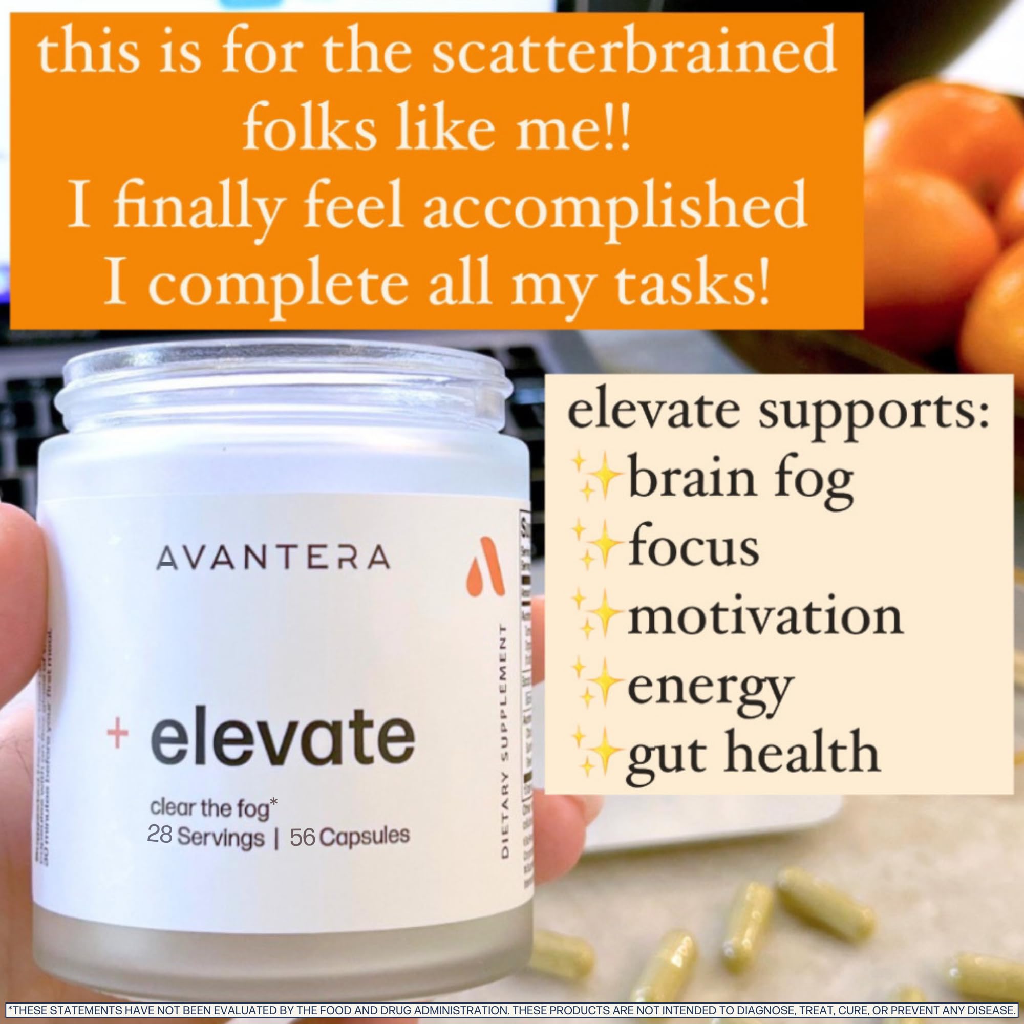 Avantera Elevate envase de vidrio que protege frescura y conservación