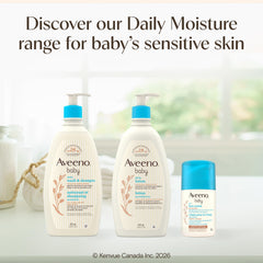 Aveeno Baby cabello de bebé limpio y sedoso tras el lavado