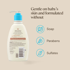 Aveeno Baby espuma enjuagándose fácil para piel sin residuos