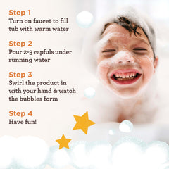 Aveeno Baby etiqueta con ingredientes destacando ausencia de parabenos y sulfatos