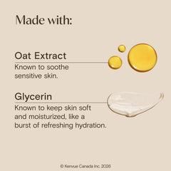 Aveeno Baby gota de avena natural que aporta suavidad