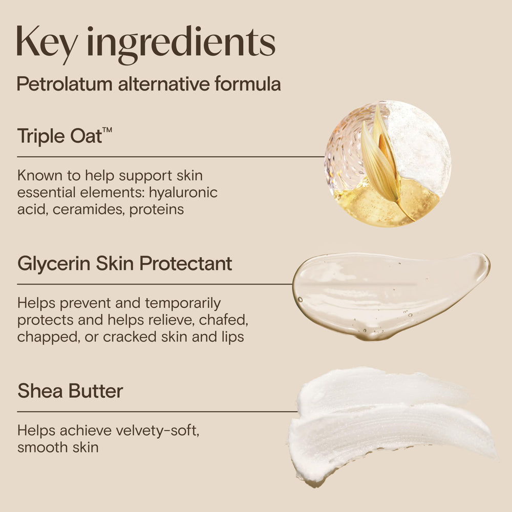 Comparación de talones antes y después con Aveeno reparador