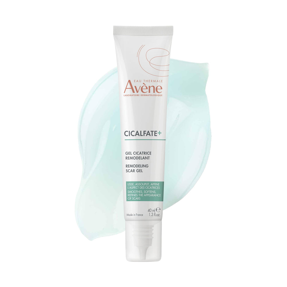 Eau Thermale Avène bote frontal mostrando el gel y presentación clara