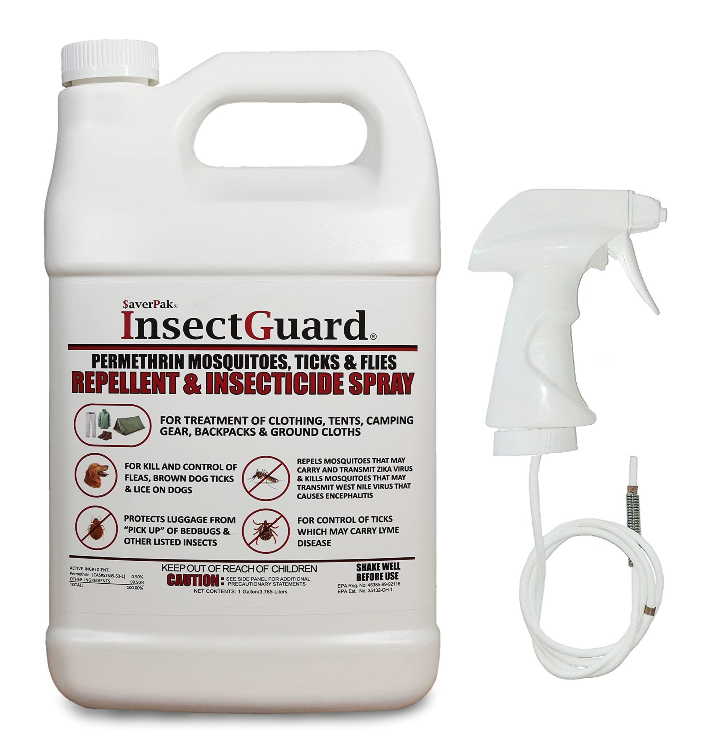 $averPak envase frontal 128 oz mostrando diseño claro y capacidad