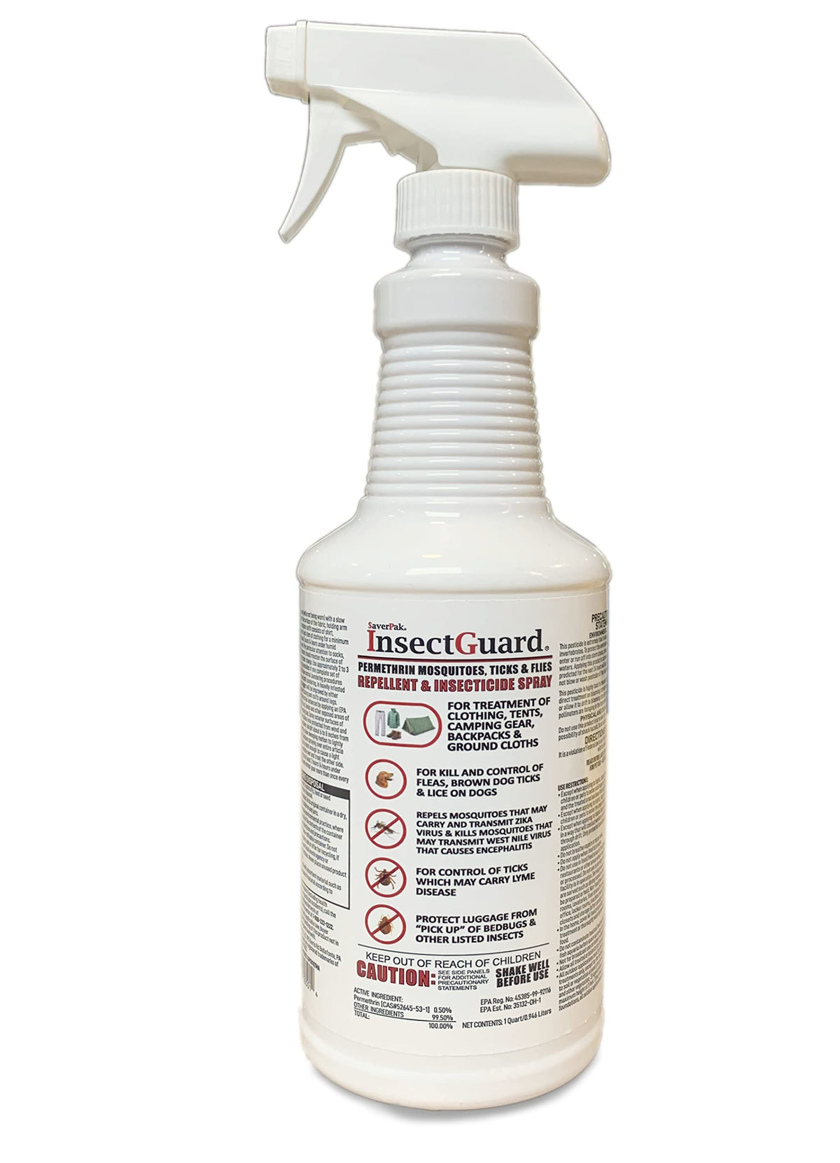 $averPak aerosol frontal del envase mostrando capacidad de 32 oz y facilidad de uso