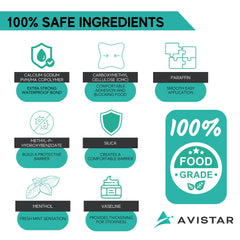 Avistar aplicación en prótesis demostrando fijación y sujeción