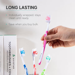 Avistar detalle de cerdas medias-suaves para limpieza cómoda