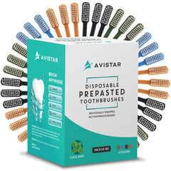 Avistar frontal del paquete 80 unidades mostrando conveniencia