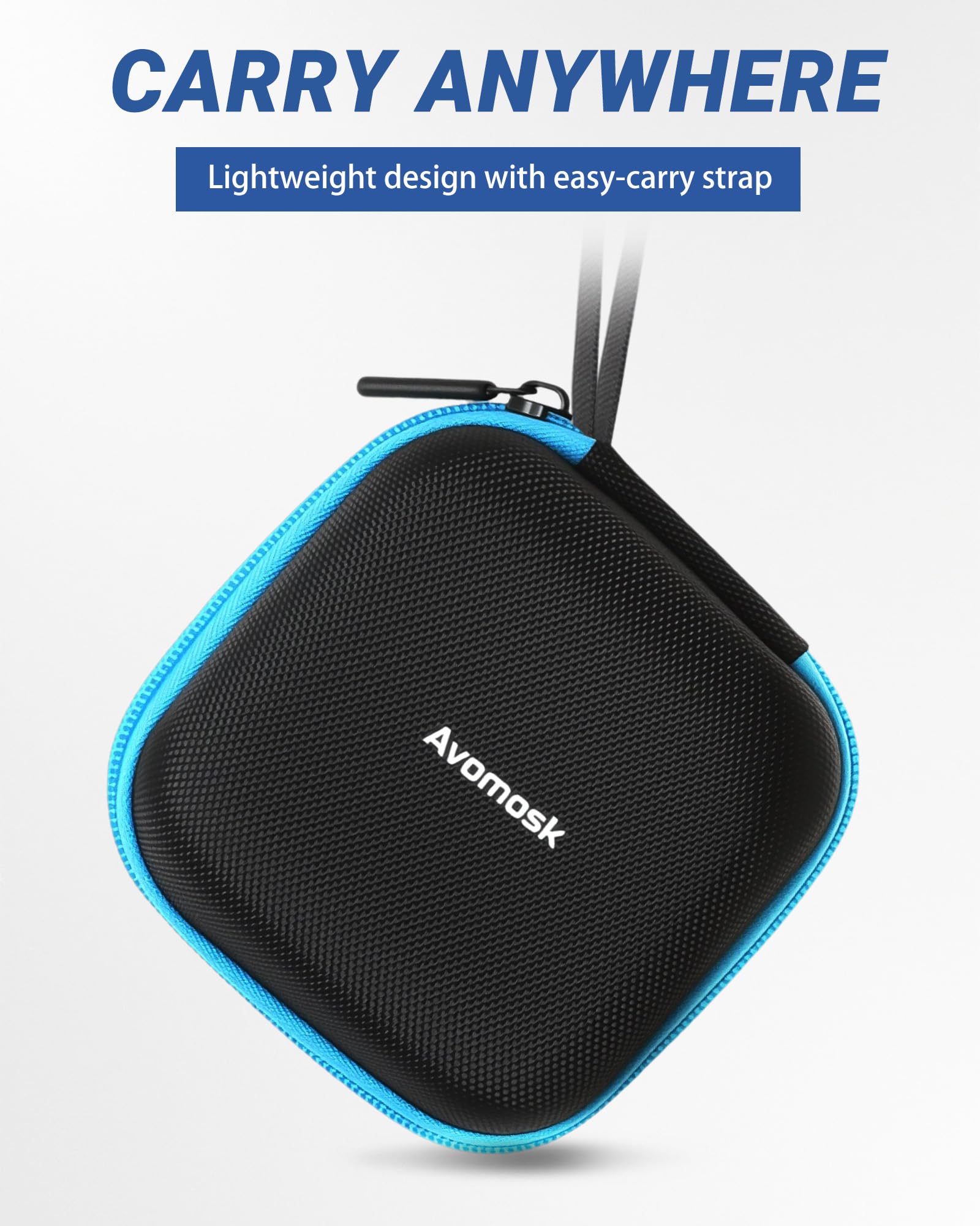 Avomosk bolsillo de malla con jeringa y accesorios organizados