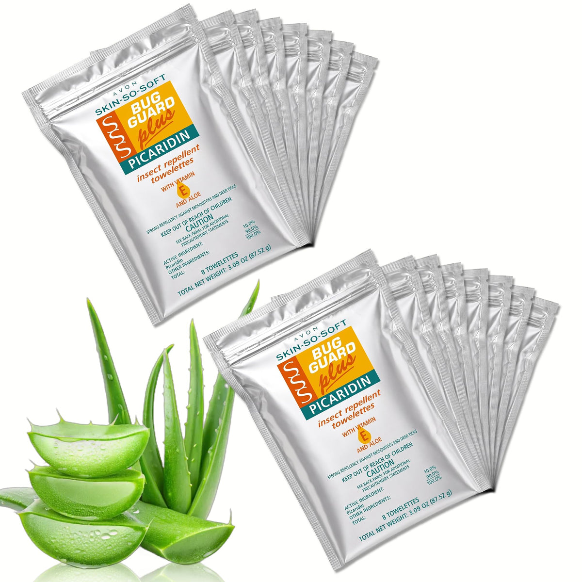 AVON SSS Bug Guard Plus frente del empaque, identificación clara y cómodo