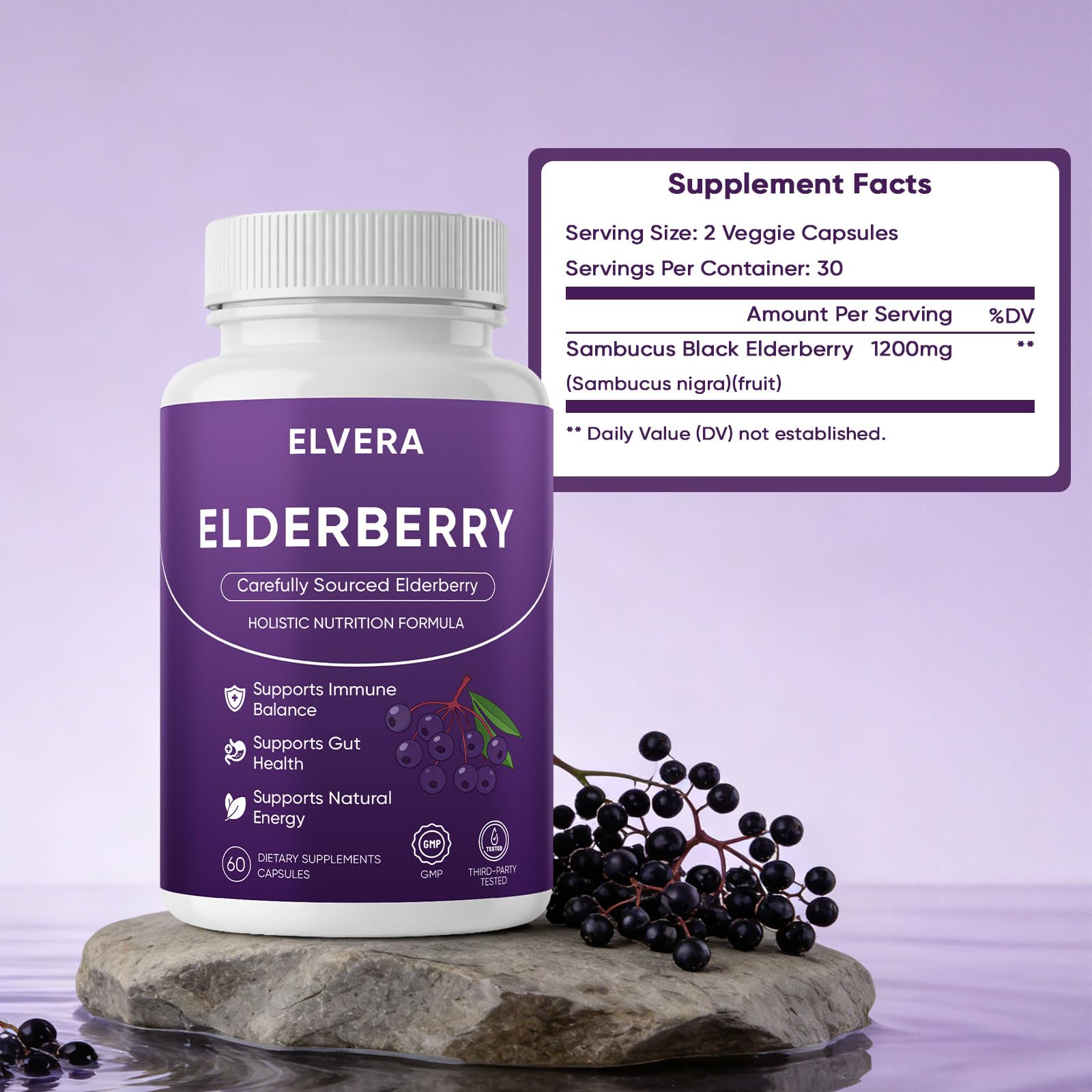 Awjsde Elvera etiqueta informativa con ingredientes y dosis visibles