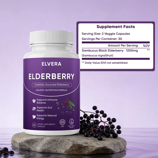 Awjsde Elvera etiqueta informativa con ingredientes y dosis visibles