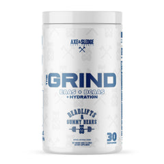 Axe & Sledge envase frontal del producto mostrando etiqueta y beneficios