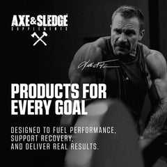 Axe & Sledge creatina en contexto de entrenamiento para potencia y recuperación