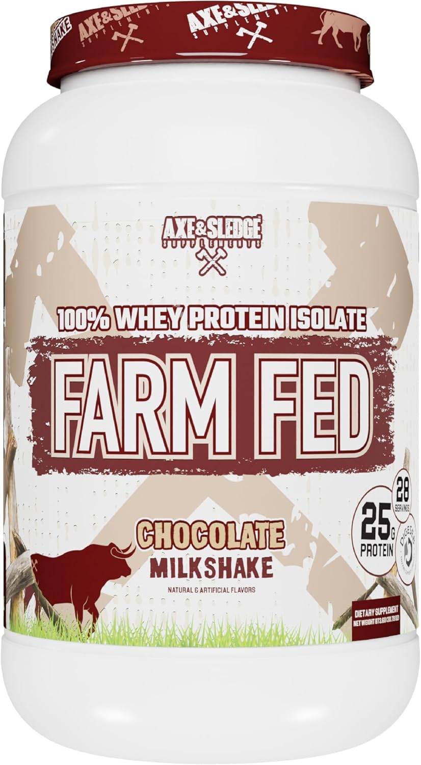 Axe & Sledge envase frontal mostrando marca y sabor Chocolate Milkshake, alta calidad