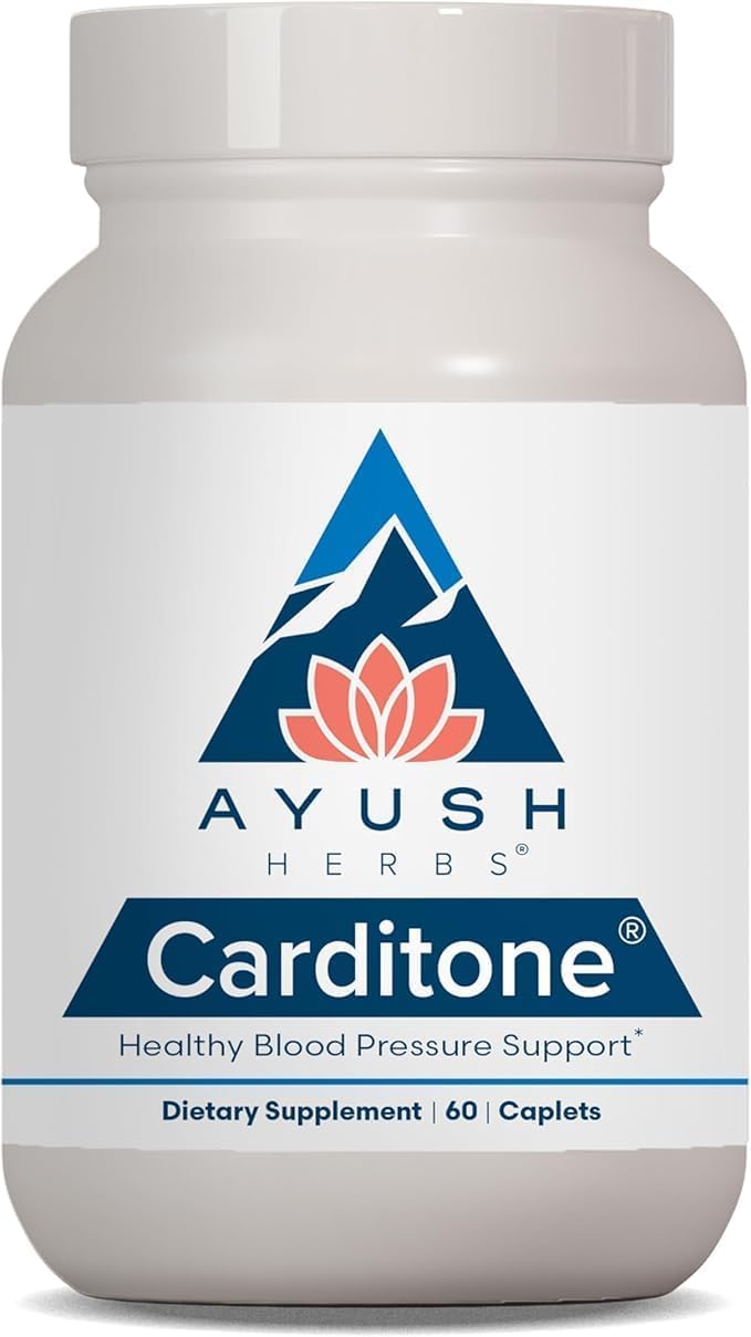 Ayush Herbs Carditone vista frontal con envase que inspira confianza