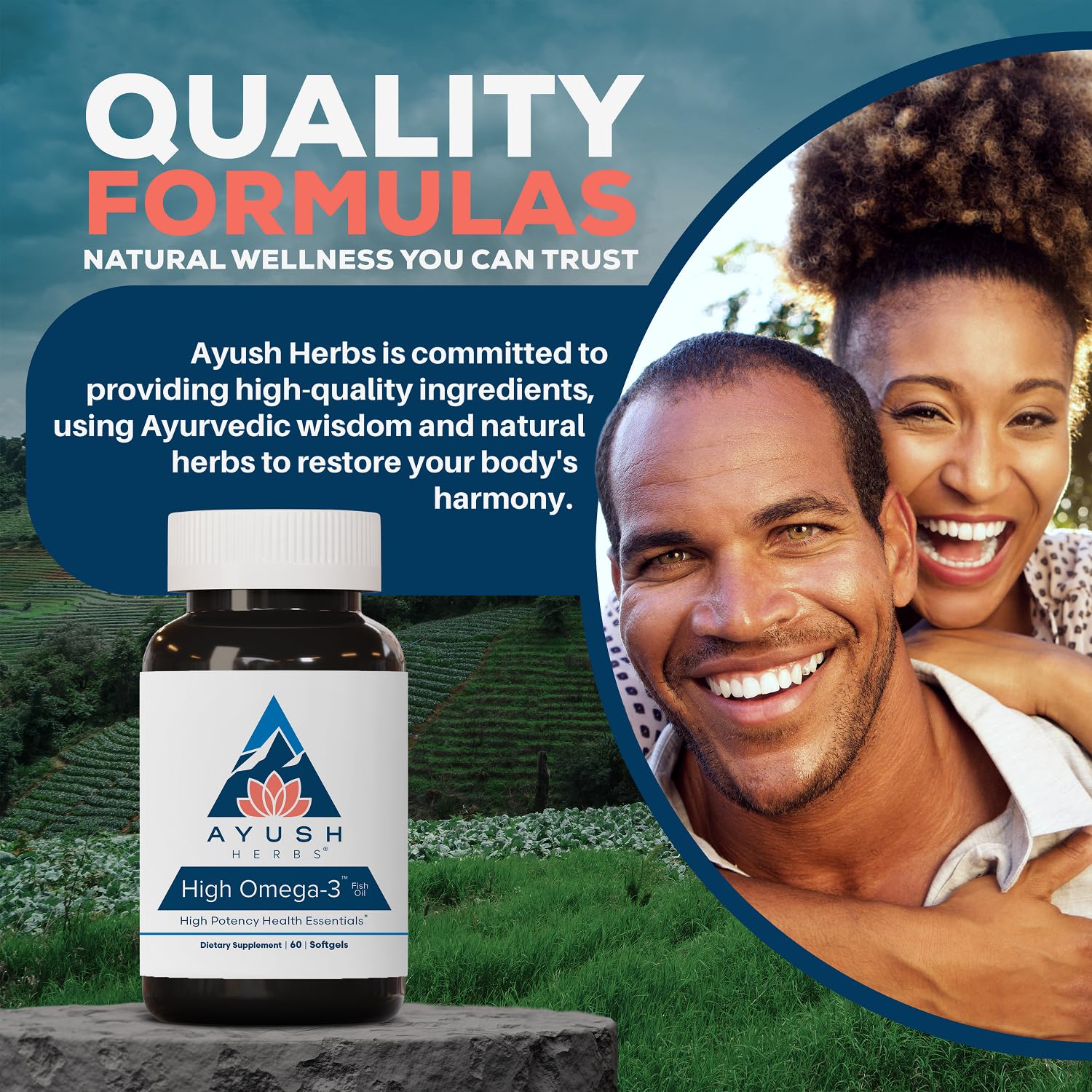 Ayush Herbs cápsula junto a moneda para comparar tamaño real
