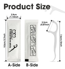 AZEN flosser envuelto individualmente para higiene y transporte
