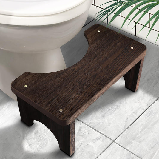 AZEN taburete frontal de madera, diseño compacto y funcional