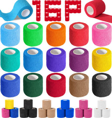 AZEN pack frontal mostrando 16 rollos multicolor para botiquín