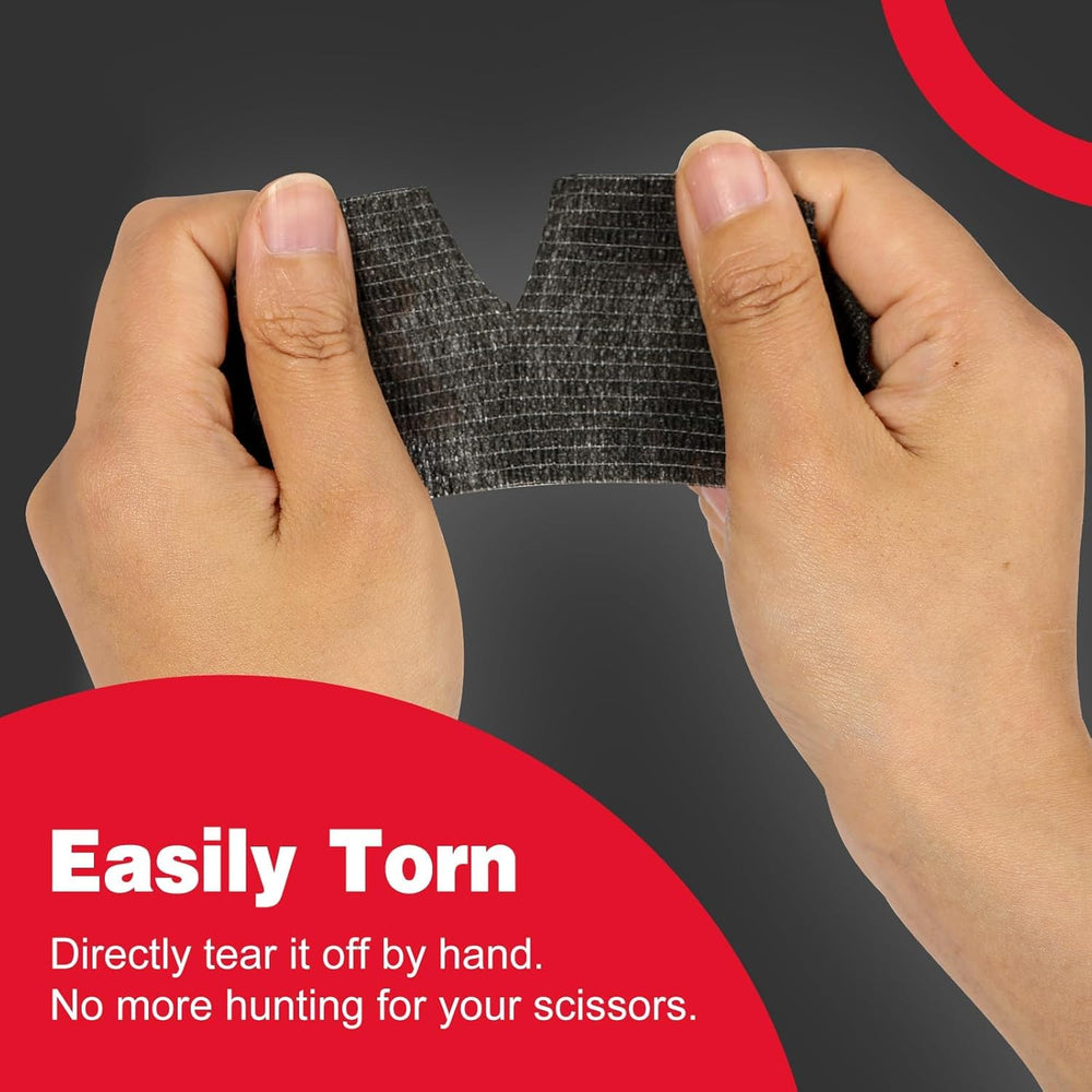 AZEN venda usada en pata de mascota ofreciendo sujeción sin pegar al pelo