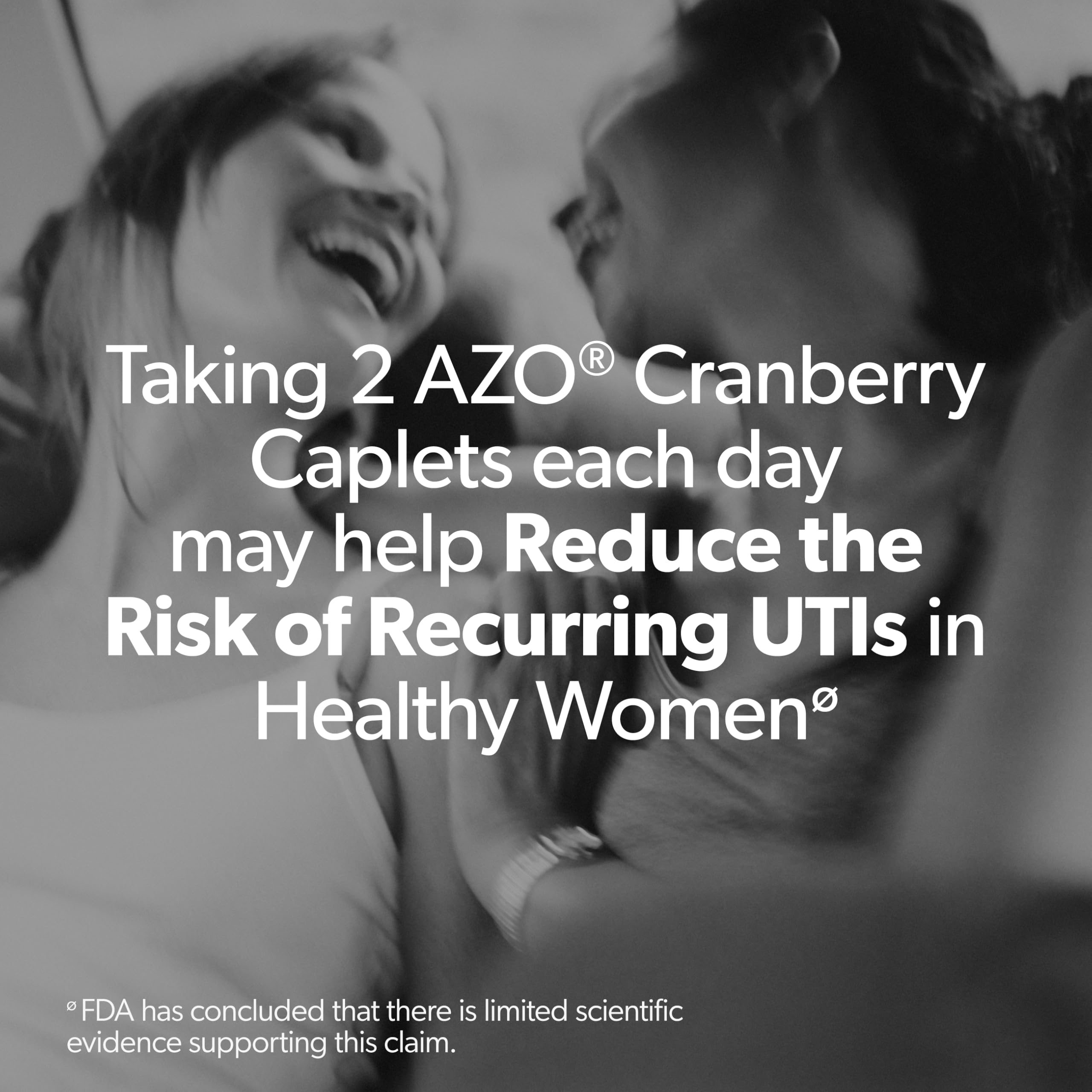 AZO etiqueta y tabla nutricional que destaca sin azúcares añadidos