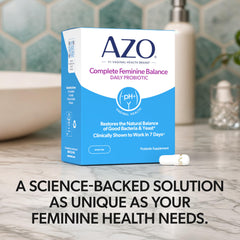 AZO producto en baño moderno, integrable a la vida cotidiana