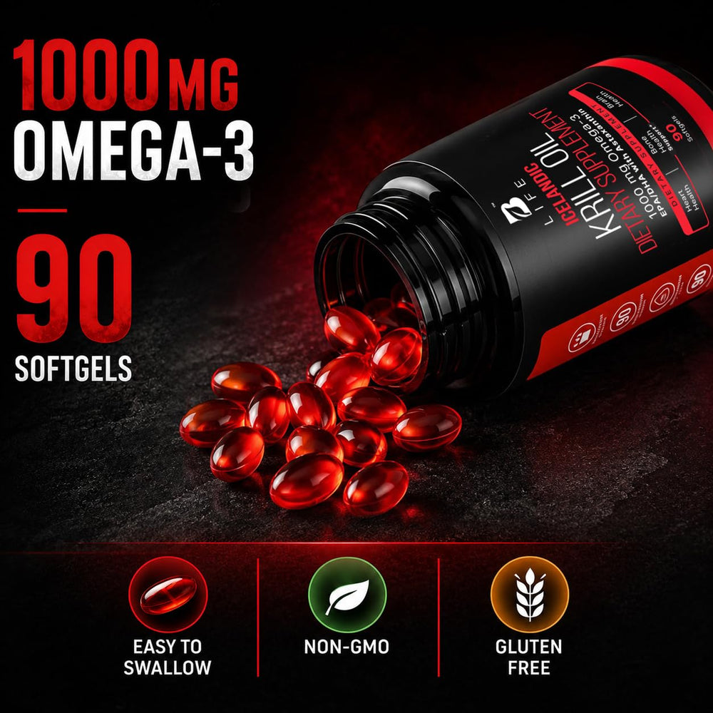 B Life Company bote abierto con softgels distribuidas para visualización de contenido