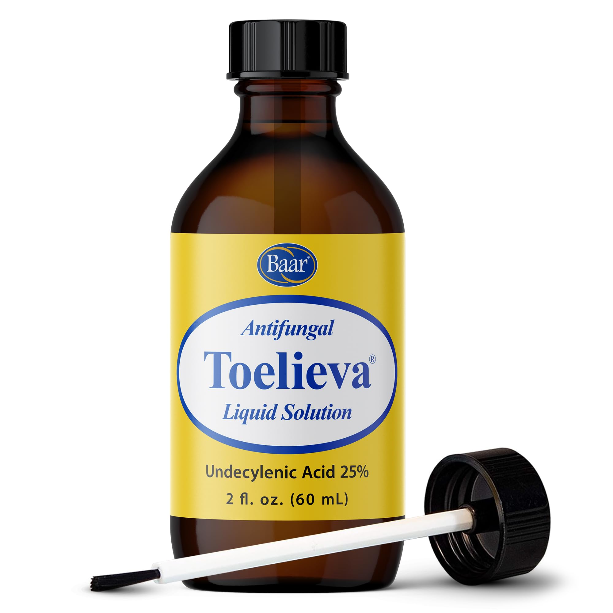 Baar Toelieva frente del empaque mostrando producto y beneficio antifúngico
